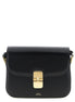 A.P.C. Black Cowhide Crossbody Bag