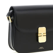 A.P.C. Black Cowhide Crossbody Bag