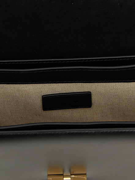 A.P.C. Black Cowhide Crossbody Bag