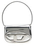 Diesel Silver Cowhide Shoulder Bag