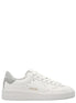 Golden Goose Silver Leather Low Top Sneakers