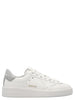 Golden Goose Silver Leather Low Top Sneakers
