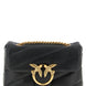 PINKO Black Lamb Leather Crossbody Bag