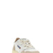 Autry Beige Cowhide Low Top Sneakers