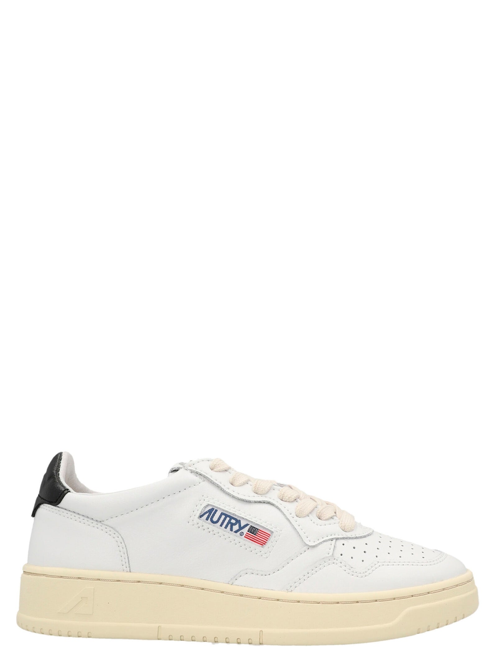 Δίχρωμα sneakers χαμηλού τύπου Autry από δέρμα αγελάδας