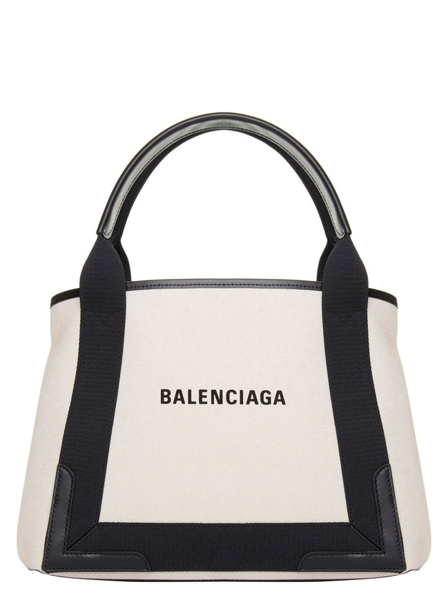 Balenciaga Bicolor Canvas Tote Bag