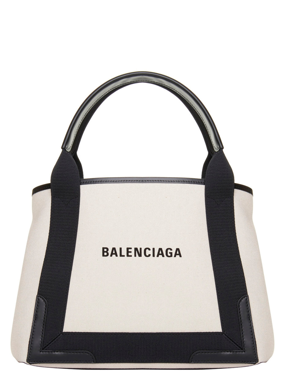 Balenciaga Bicolor Canvas Tote Bag
