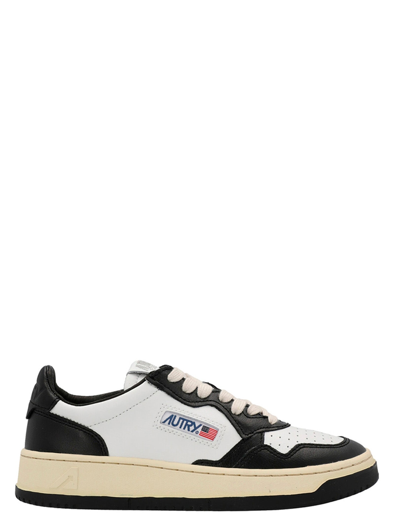 Autry Bicolor Cowhide Low Top Sneakers