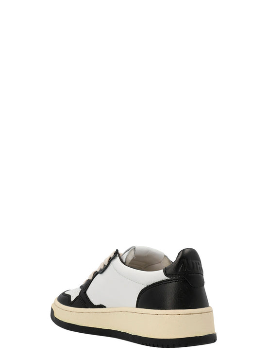 Autry Bicolor Cowhide Low Top Sneakers