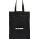 Jil Sander Black Cotton Tote Bag