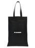 Jil Sander Black Cotton Tote Bag