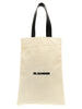 Jil Sander Bicolor Cotton Tote Bag