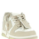 Off-White Beige Calfskin Low Top Sneakers