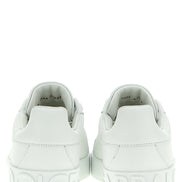 Dolce & Gabbana White Calfskin Low Top Sneakers