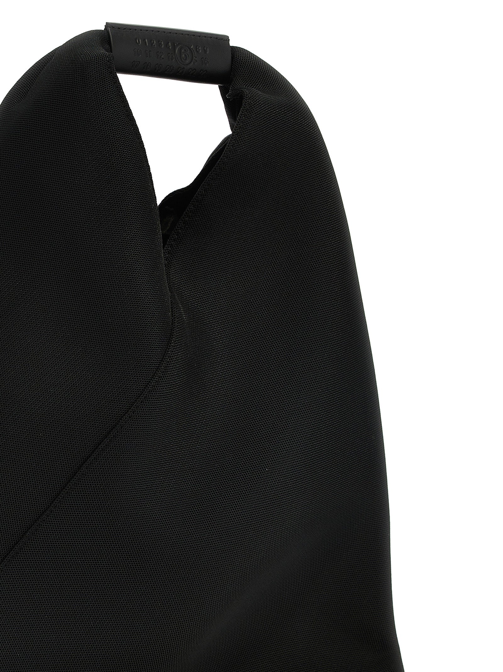 Μαύρη τσάντα ώμου MM6 Maison Margiela από πολυεστέρα