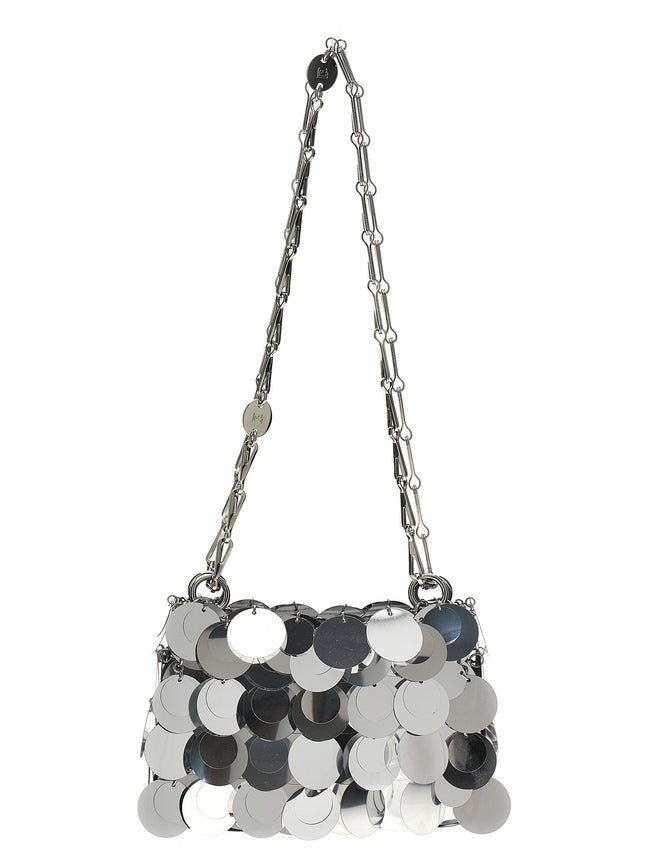 Paco Rabanne Silver Brass Shoulder Bag