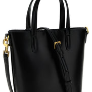 Saint Laurent Black Calfskin Tote Bag
