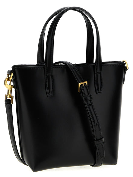 Saint Laurent Black Calfskin Tote Bag