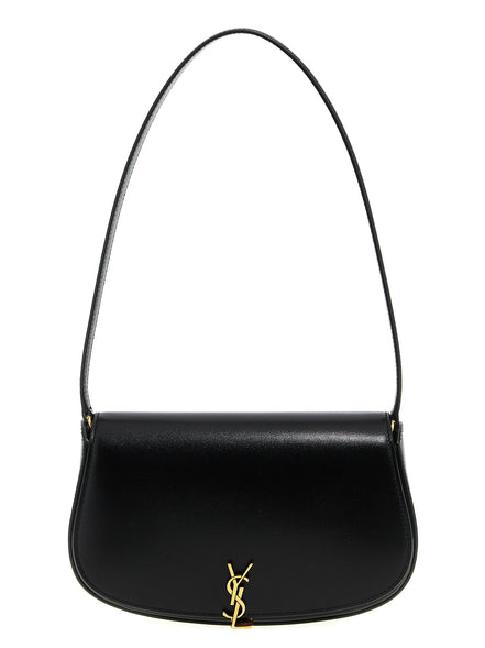 Saint Laurent Black Calfskin Shoulder Bag