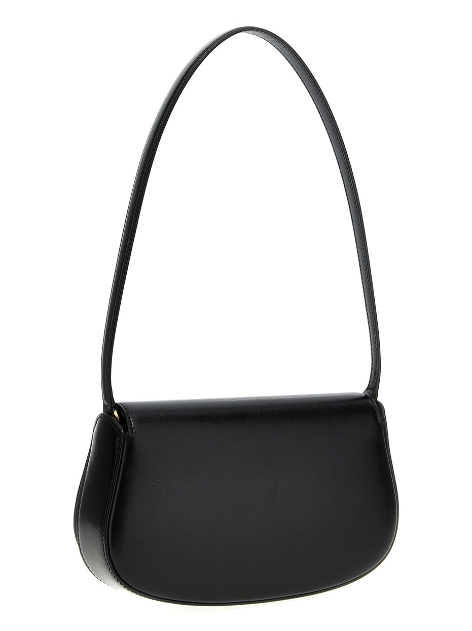 Saint Laurent Black Calfskin Shoulder Bag