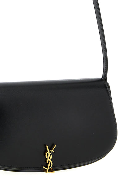 Saint Laurent Black Calfskin Shoulder Bag