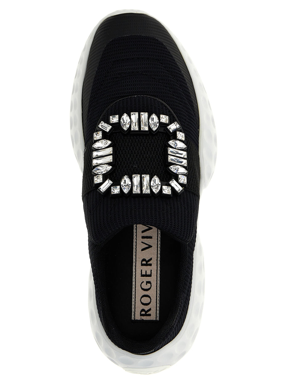 Roger Vivier Bicolor Polyethylene Athletic Sneakers