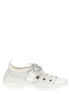 Roger Vivier White Polyamide Athletic Sneakers