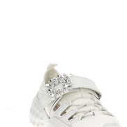 Roger Vivier White Polyamide Athletic Sneakers