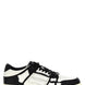 Amiri Bicolor Leather Low Top Sneakers