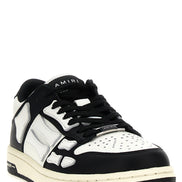 Amiri Bicolor Leather Low Top Sneakers