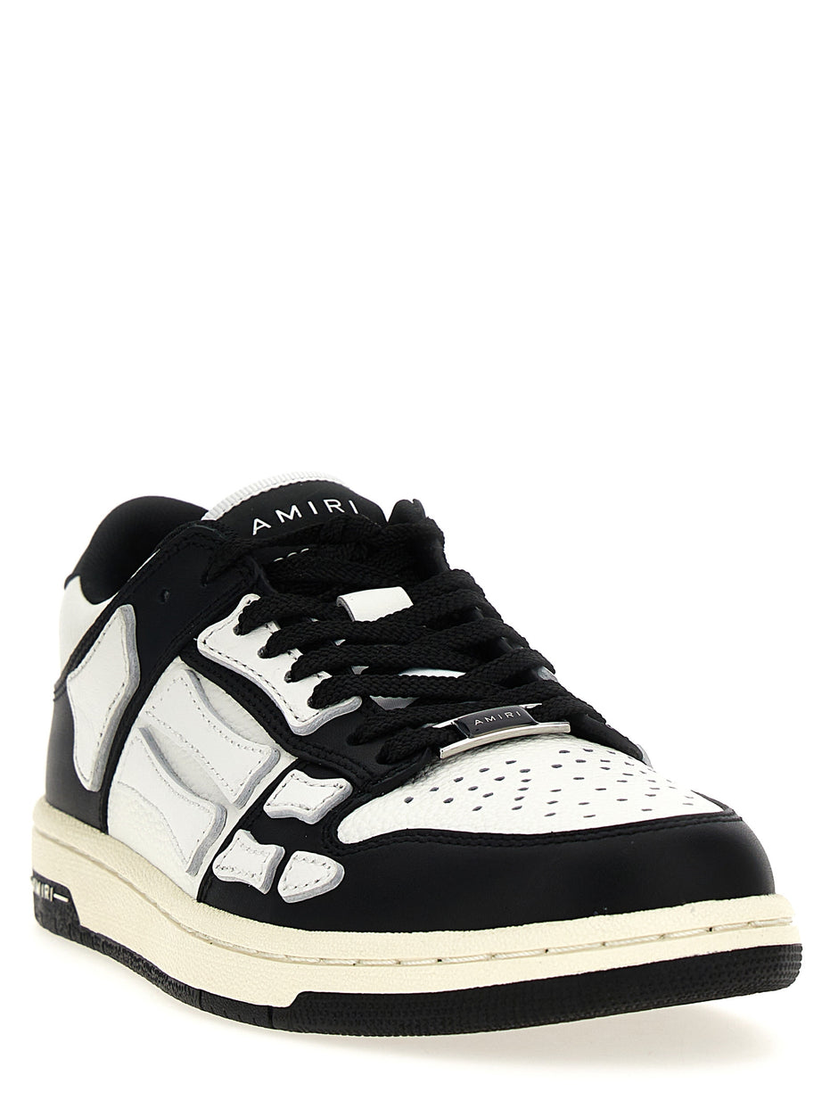 Amiri Bicolor Leather Low Top Sneakers