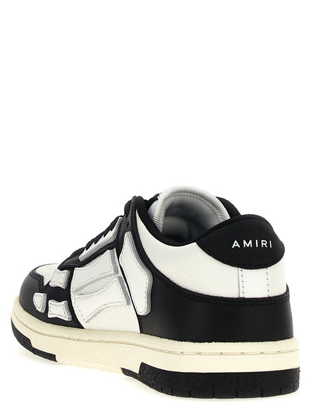 Amiri Bicolor Leather Low Top Sneakers