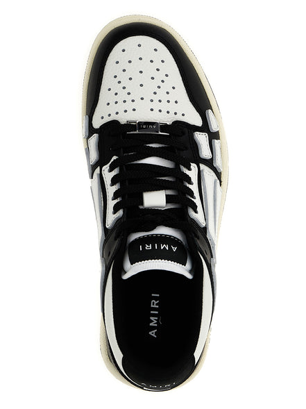 Amiri Bicolor Leather Low Top Sneakers