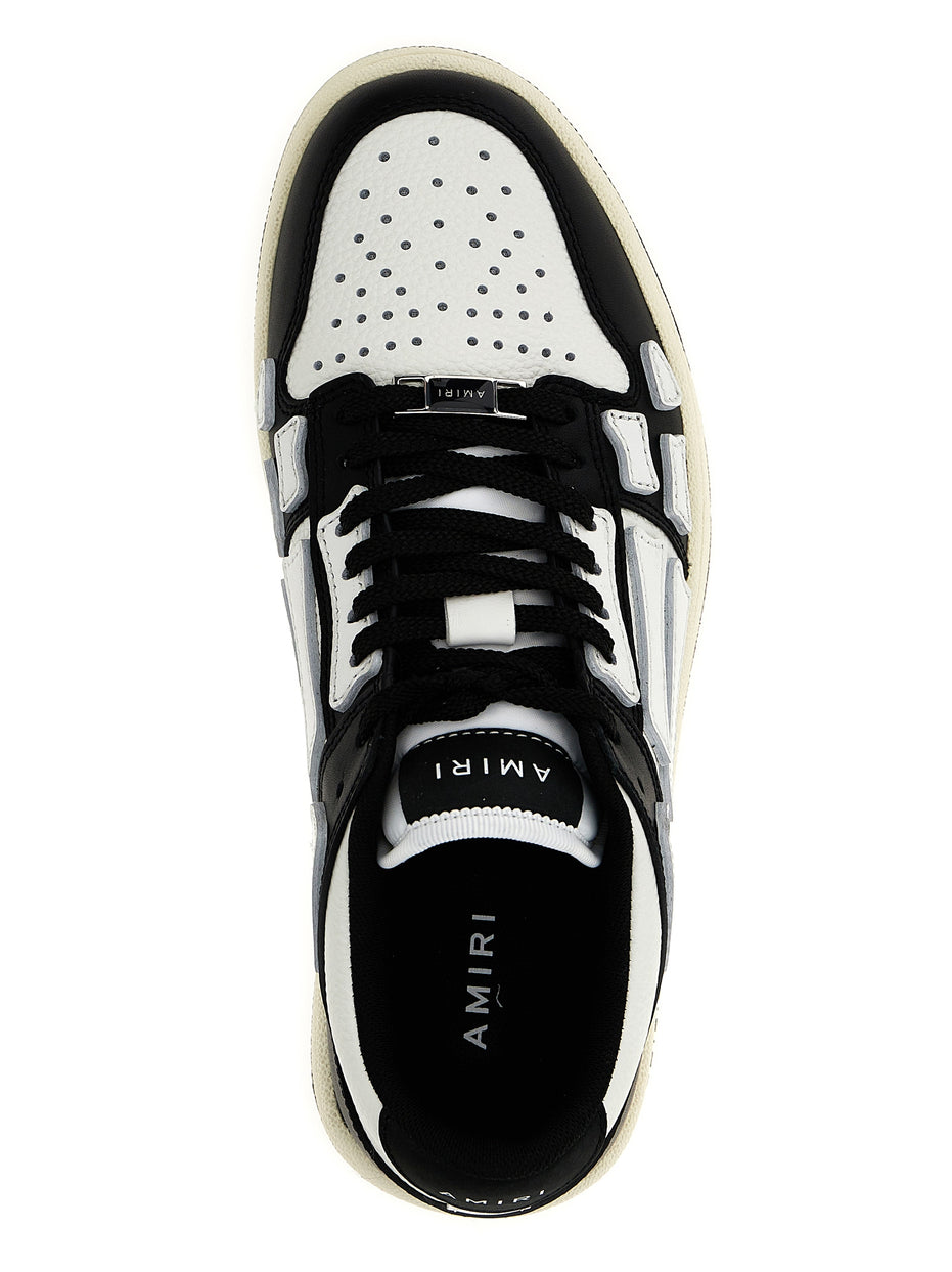 Amiri Bicolor Leather Low Top Sneakers