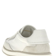 Dolce & Gabbana White Calfskin Athletic Sneakers