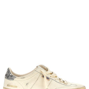 Golden Goose White Lamb Leather Low Top Sneakers
