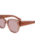 Ferragamo Transparent Acetate Sunglasses