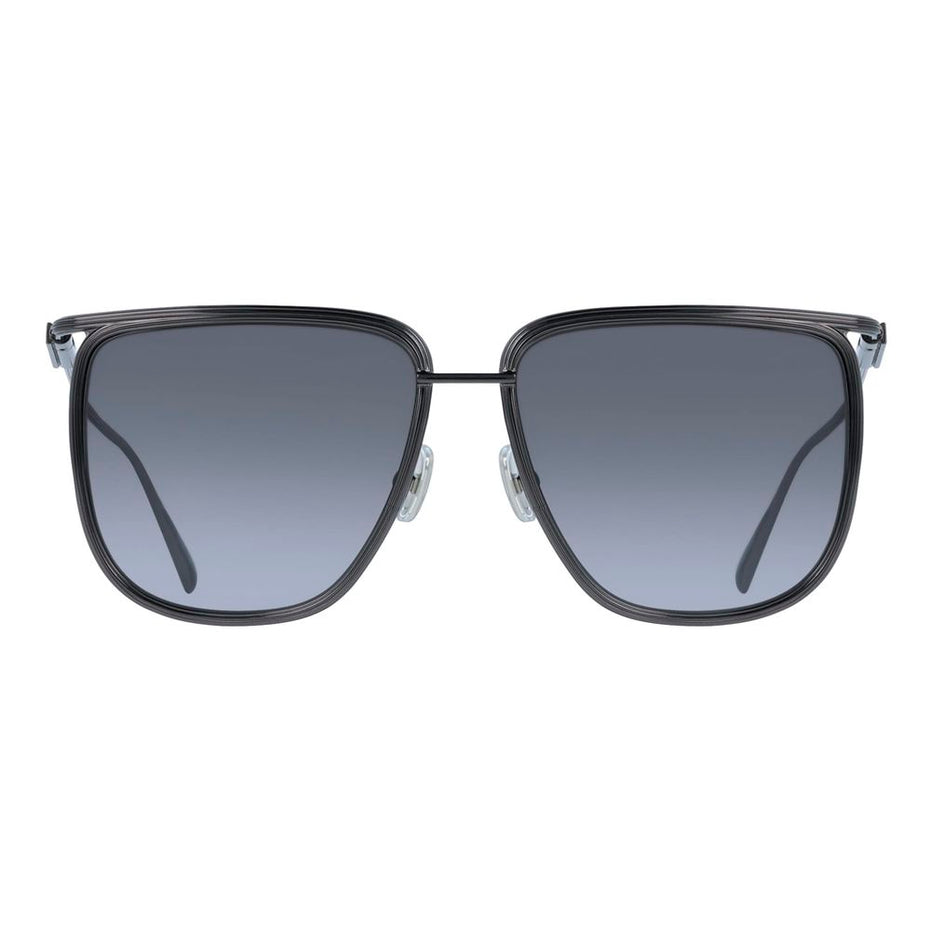 Ferragamo Gray Metal Sunglasses