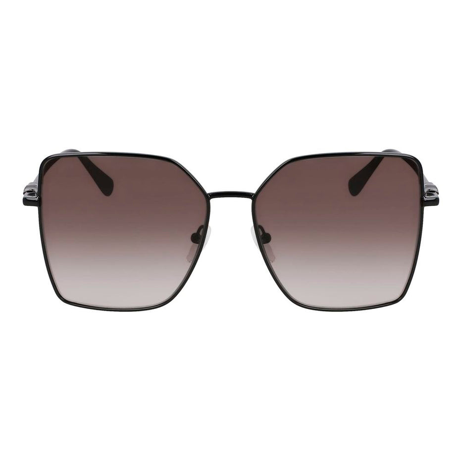 Longchamp Black Metal Sunglasses