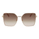 Longchamp Gold Metal Sunglasses