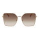 Longchamp Gold Metal Sunglasses