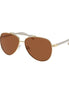 Michael Kors Gold Metal Sunglasses