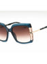 Police Blue Acetate Sunglasses