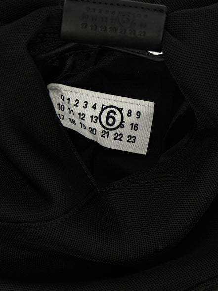MM6 Maison Margiela Black Polyester Crossbody Bag