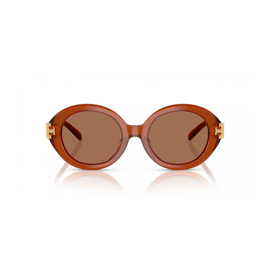 Tory Burch Brown Acetate Sunglasses