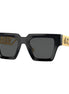 Versace Black Acetate Sunglasses