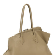 The Attico Beige Calfskin Shoulder Bag