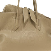The Attico Beige Calfskin Shoulder Bag