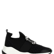 Roger Vivier Black Polyester Athletic Sneakers