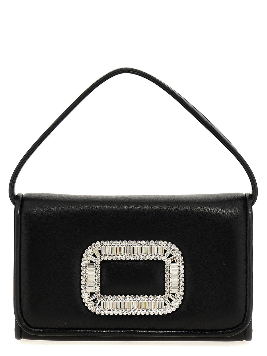 Roger Vivier Black Lamb Leather Handbag